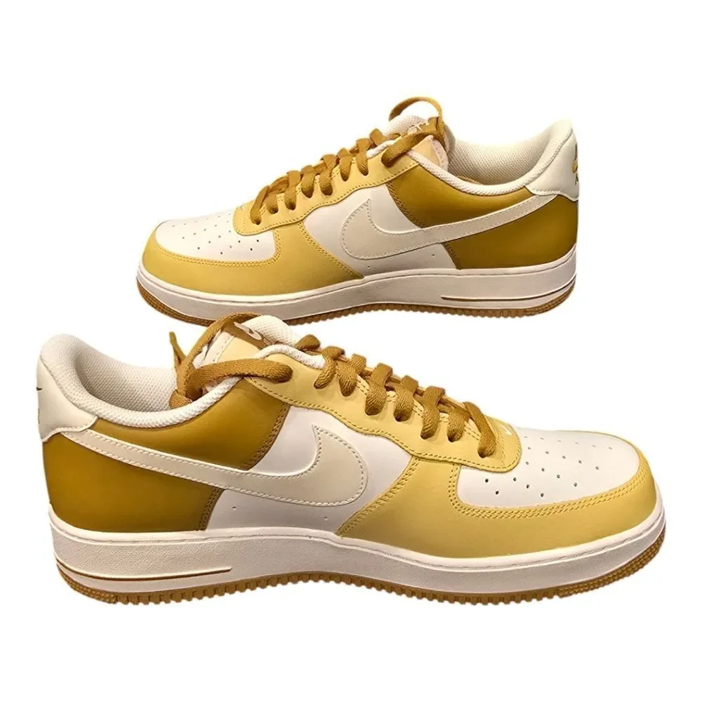 Nike Men’s Air Force 1 '07 Training Size 7.5 Bronzine / Coconut Milk FZ4034-716 - Picture 2 of 10